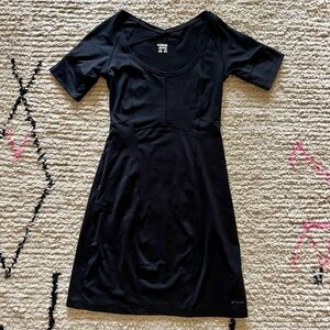 Women's Columbia Black Athletic SS Dress
